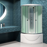 S002 Душ.каб 90*90,выс.под,риф.ст., 3 к.