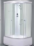 Душевая кабина ECO - 21 white 1000*1000*2150 высокий поддон 40см  , стекло матовое (10323010/060224/