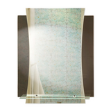 45507 Зеркало комбинированное с тонированным зеркалом 560х690мм, полка 500мм