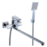 RS38-32 Смеситель одноручный (35мм)  универсальный с поворотным изливом 350мм, дивертор с керамическ