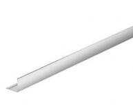 Профиль угловой пристенный PRIMET 19*19*3000 белый (60шт)