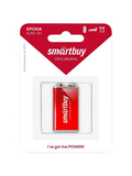 Батарейка алкалиновая Крона Smartbuy 6LR61/1B (12/240)  (SBBA-9V01B)