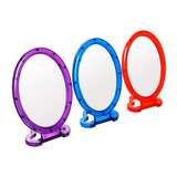 зеркало двухстороннее овал d-12.8*18.8/72+