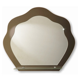 45500 Зеркало 765х670мм комбинированное с тонированным зеркалом, полка 500