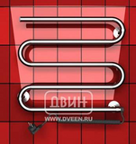 Полотенцесушитель ДВИН HD Ss 45/50 без полки Электрический (¾" K Hitze Полированный) 50844002