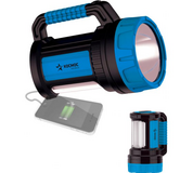 Фонарь светодиодный  аккум KOSMOS PREMIUM 7W LED, зарядка 220V/12V, USB зарядка телефона