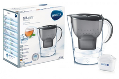 Кувшин Марелла XL 3.5 л графитовый (вкл. 3 катриджа Макстра) BRITA