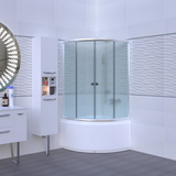 B05 Душ.угол 90*90 выс.под, рифл.  2к