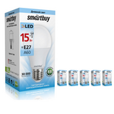 Светодиодная (LED) Лампа Smartbuy-A60-15W/4000/E27