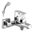 LM1612C "плюс Фактор" Смеситель для ванны с коротким изливом, дивертор с кер. пласт., с аксессуарами