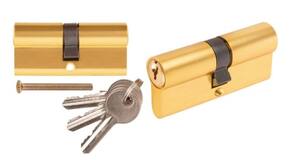 Цилиндровый механизм "Фабрика замков" 70 мм, ключ-ключ, латунь (УТ-00000557)