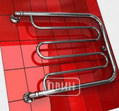 Полотенцесушитель ДВИН D 50/60 c полкой Водяной (1"-½" К0 Полированный) 16456008