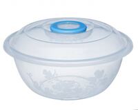 Таз кругл."Изобилие" с кр. 6,0л (d31 h12см) прозр.(50)