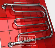 Полотенцесушитель ДВИН D 50/60 c полкой Водяной (1"-½" К0 Полированный) 16456009