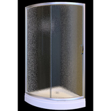 H0154 Душ угол 90*90 низкий поддон, рифлёное стекло, 2к, EvaGold