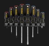 Набор отверток на полке, 8 шт., PH+SL, S2, 3к рукоятка// Denzel