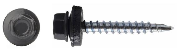 *5,5х25 RAL7024 Графитовый серый саморез кров.(250)