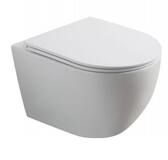 Унитаз подвесной K709T с круговым смывом безободковый, сиденье тонкое ДП, крепления