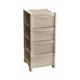 комод Виола 4-х сек.(слон.кость)/1