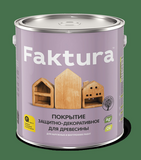 АКЦИЯ Покрытие FAKTURA защитно-декоративное для древесины золотой дуб, ведро 2,5 л. (4 шт. в упак.)
