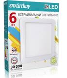 Встраиваемый (LED) свет-к DL Smartbuy Square-6w/4000K/IP20 (SBL-DLSq-6-4K) 118*118мм