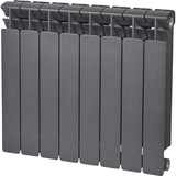 Радиатор алюминиевый литой KONNER LUX 100/500 СЕРЫЙ (уп 6 секций)