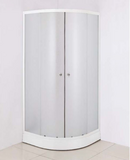 Душевое ограждение SW-815S 800*800*1950 стекло матовое , проф.полированный алюминий, низ.поддон