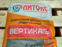 ЛИТОКС ВЕРТИКАЛЬ Цементная штукатурка армированная 30кг (50 шт/пал)