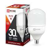 Лампа светодиодная LED-HP-PRO 30Вт 230В Е27 6500К 2700Лм IN HOME