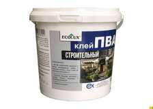 Клей "ECOLUX" ПВА строительный 10 кг