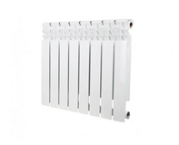 Радиатор биметаллический HALSEN 80/500 Bimetal, (в уп 8 сек)