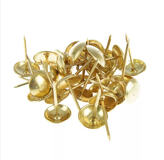 Гвозди обивочные в коробочке ЗОЛОТО