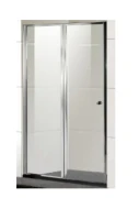 Душевые стеклянные двери ALT-9000 (88*190) Гармошка Прозрачная